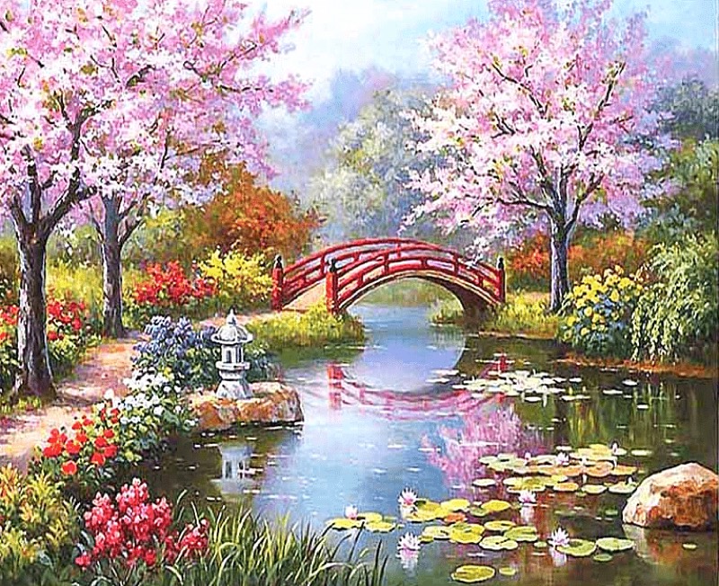 Paint by numbers design