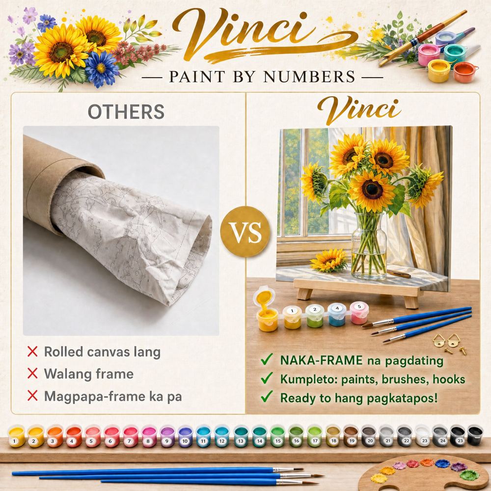Others vs Vinci - ready framed canvas comparison